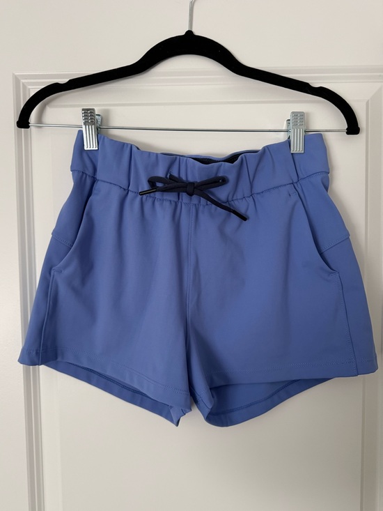 Zyia Active Pants - Zyia Active Women’s Athletic Drawstring Shorts in Periwinkle Blue